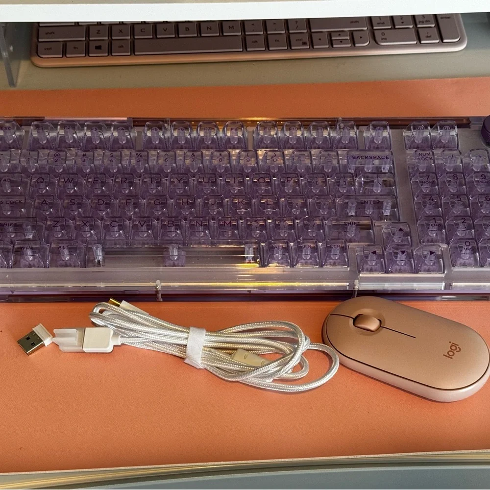 KiiBoom Phantom 98 Purple LED Mechanical Keyboard - Picture 6 of 6